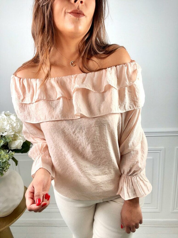 Blouse Come Beige Rosé