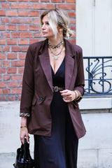 Veste Louisy Marron