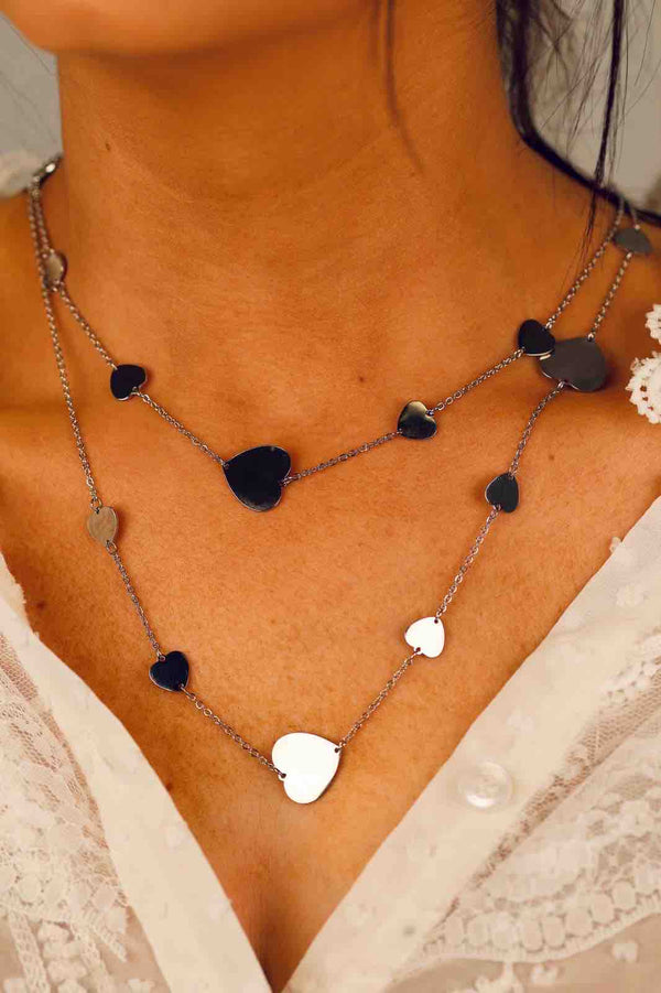 Collier Georgia 2 en 1 - Or et Argent