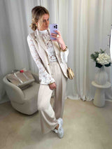 Pantalon Caroline Beige