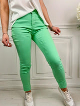 Jeans Blush Vert