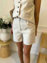 Short Aline Beige