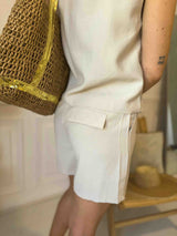 Short Aline Beige