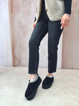 Jeans Mum Emily Black Denim Gris (3 longueurs de jambe)