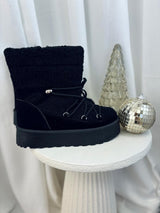 Moonboots Noire (Taille Petite)