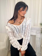 Blouse Inaya Blanche - Reversible