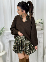 Pull Prisca Marron