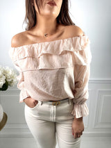 Blouse Come Beige Rosé