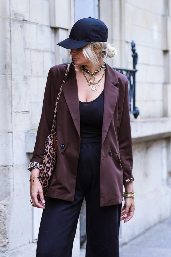 Veste Louisy Marron