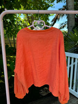 Pull Raoul Orange - GINETTE MIAMI