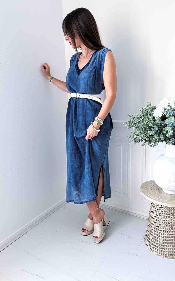 Robe Caroline Bleu