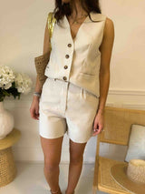 Short Aline Beige