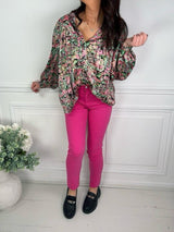 Jeans Blush Fuschia