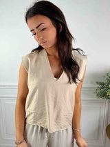 Top Zahra Beige