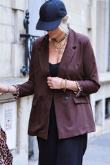 Veste Louisy Marron