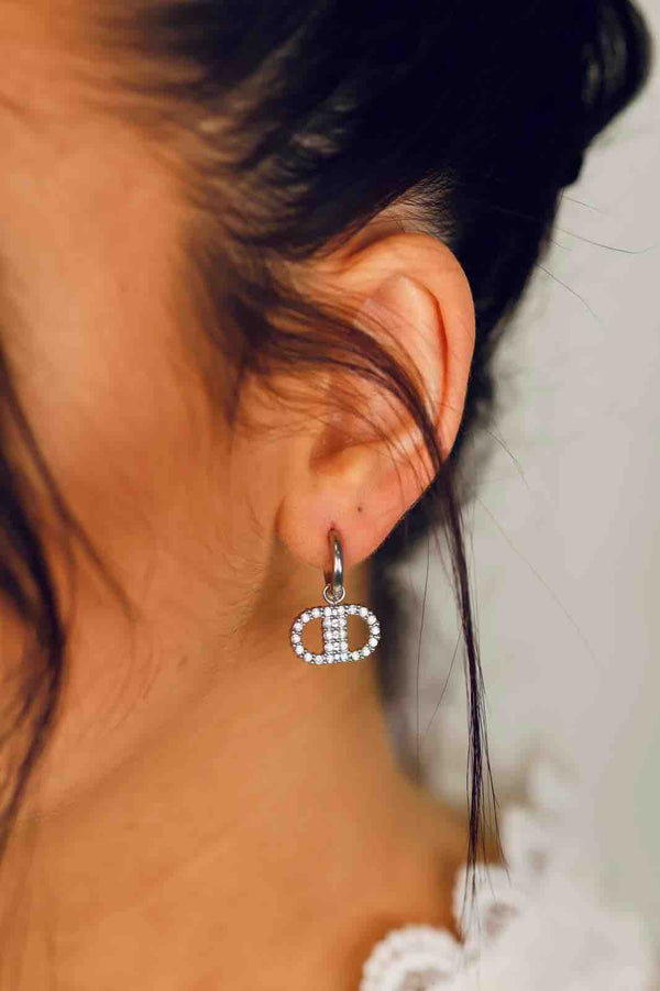 Boucle d'Oreille Ariane  - Or et Argent