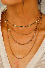 Collier Tomy 2 en 1 - Or et Argent